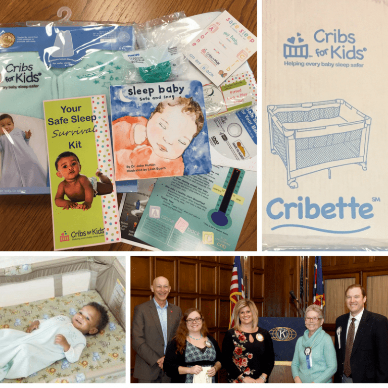 Kiwanis provides 100 Safe Sleep kits Furniture Bank of Central Ohio